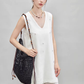 V-Neck Linen Sleeveless / Straight Linen Wide Pants TEO0012