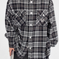 Oversized Check Shirt YLS0900