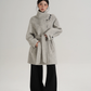Stand Collar Wool Coat SRS0364