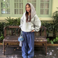 Off-Shoulder Sweatshirt Hoodie CYE0105