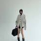 Oversized Hooded Knit Cardigan YLS1059
