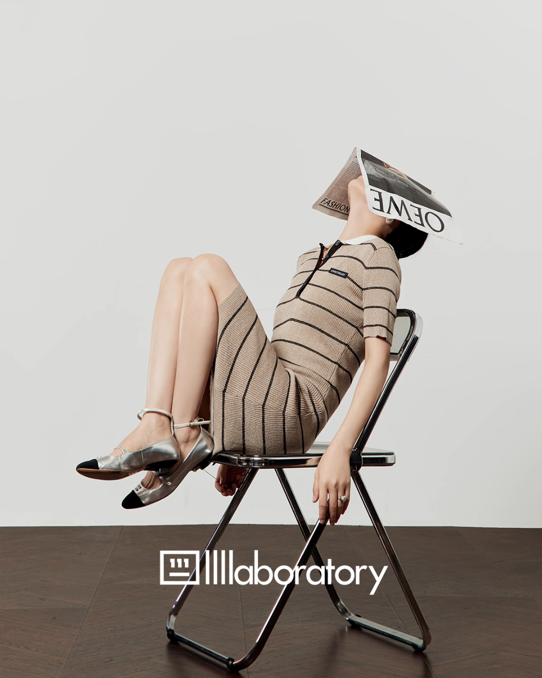 Polo Stripe Knit Dress LLA0506