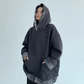 Layered-Style Sweatshirt Hoodie YLS0954