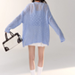 Loose Silhouette Knit Cardigan / Knit Camisole ASG0013