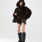 Fur Hoodie Jacket / Fur Shorts ACS0224