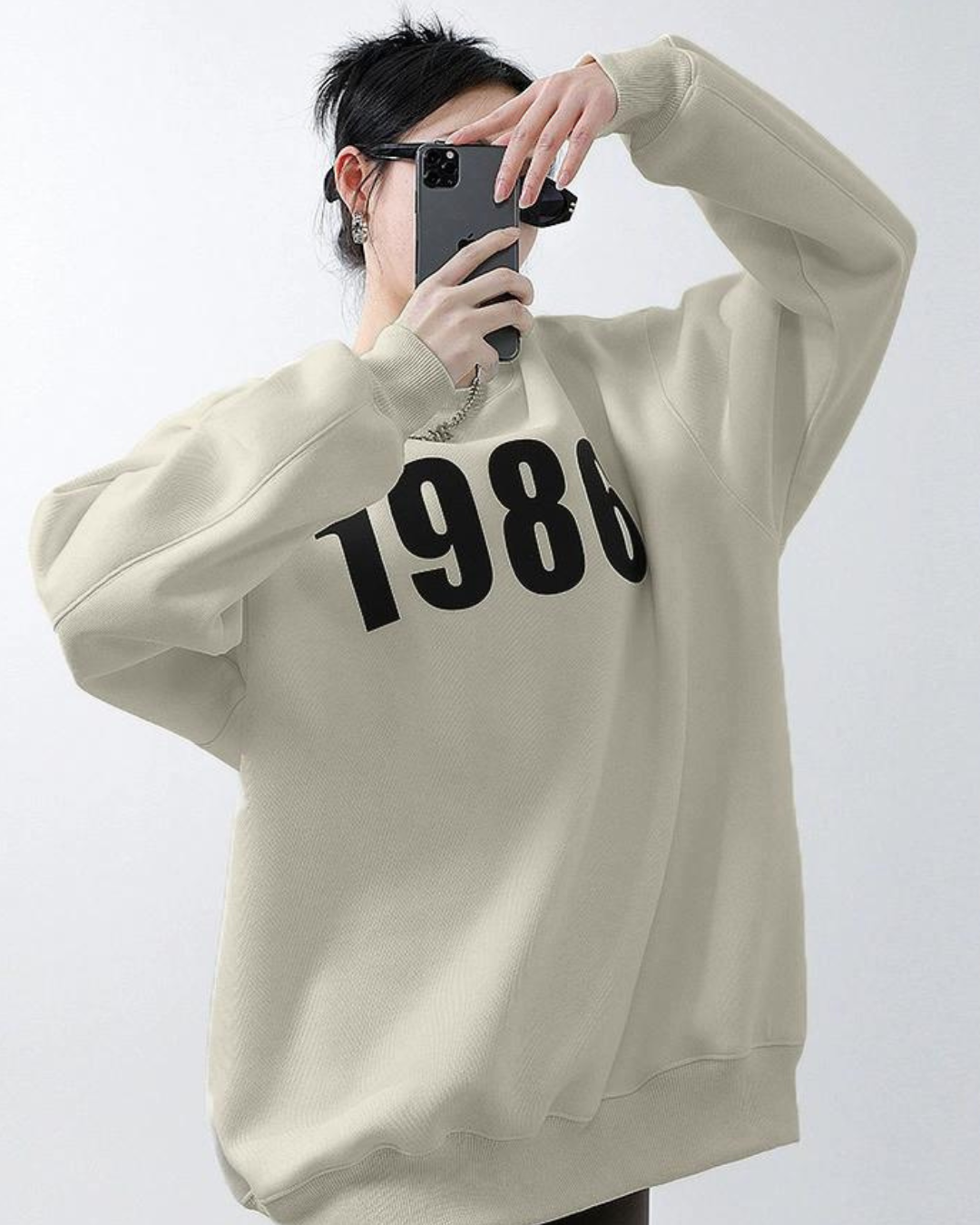 Number Logo Sweat Tops ICM0005