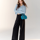 Race Ribbon Loose Slacks Pants ASG0061