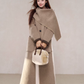 Scarf Collar Wool Coat WDB0004