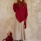 Cable Knit Poncho ASG0055