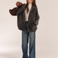 Leopard Print Knit Cardigan ASG0057