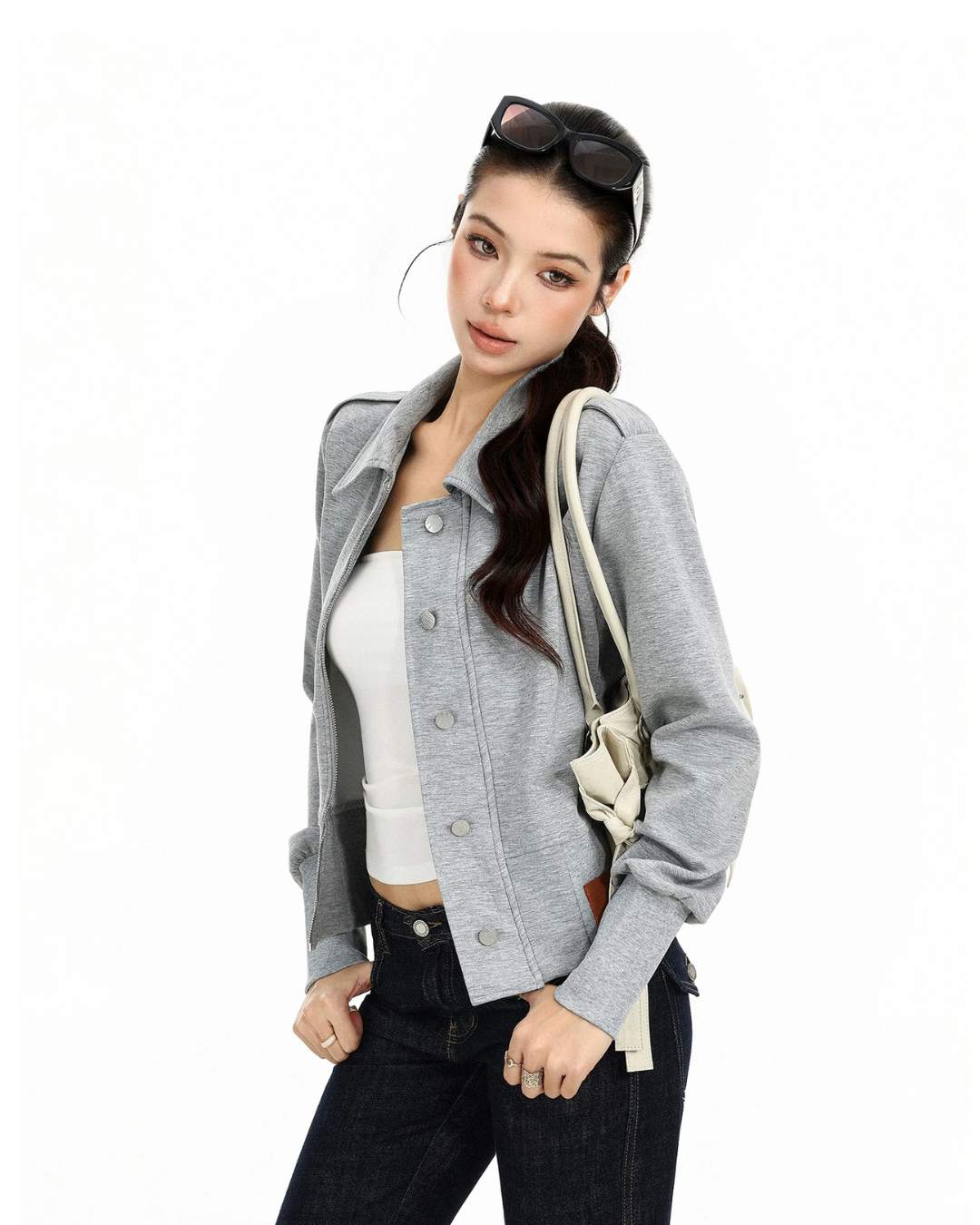 Polo Collar Short Jacket BGS0057