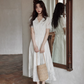 French Lace Flare Dress SMS0017