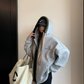 Colorful Drawcord Zip-Up Hoodie YLS1075