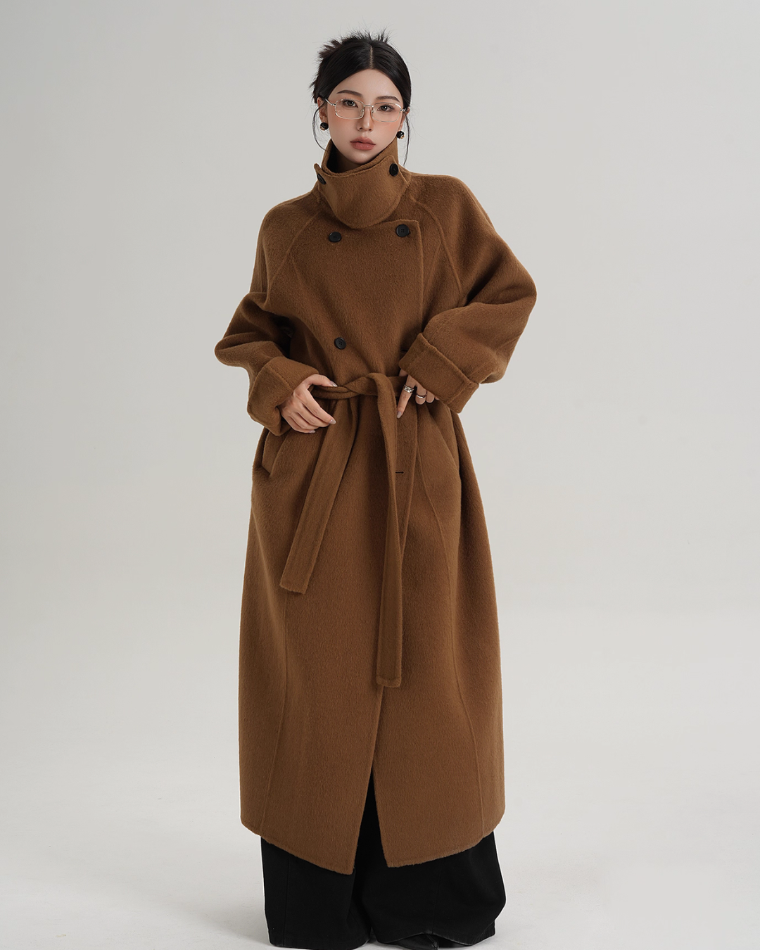 Elegant Long Wool Coat SRS0365