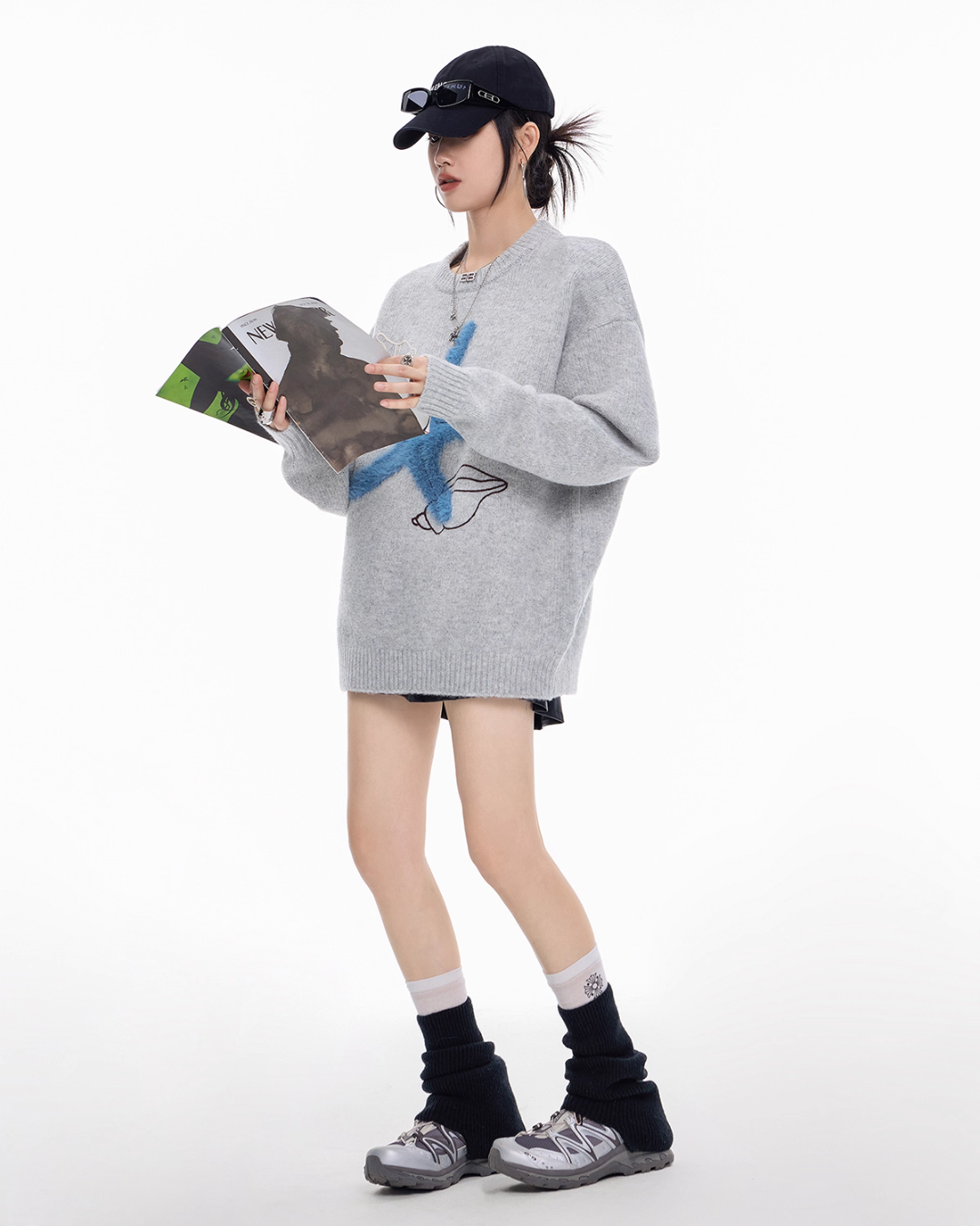 Starfish Round Neck Knit ICM0102