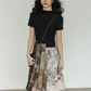 Patchwork-Style Docking Mini Dress VAS0198