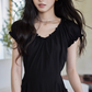 Puff Sleeve Long Dress SMS0023