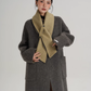 Scarf Collarless Coat SRS0412