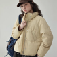 Stand Collar Short Down Jacket AMU0048