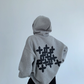Flower Motif Sweatshirt Hoodie YLS0962