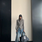 Snap Button Hooded Cardigan YLS1039