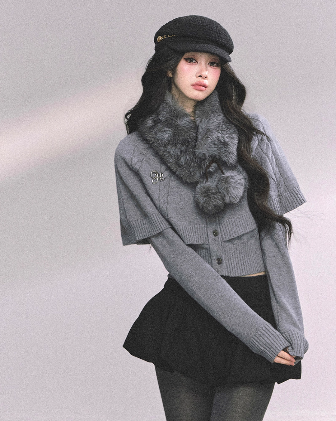 Cape Long Sleeve Knit LAS0047