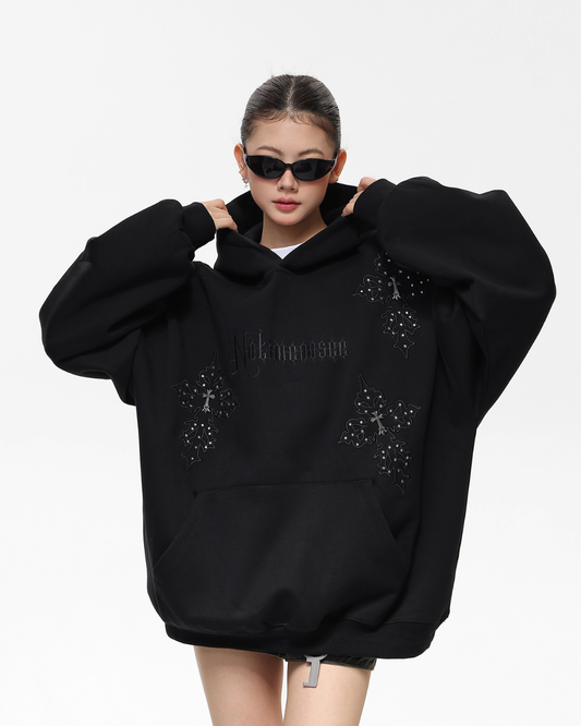 Embroidered Street Loose Hoodie ACS0308