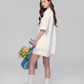 Flower Lace Short Sleeve Shirt / Half Pants ASG0043