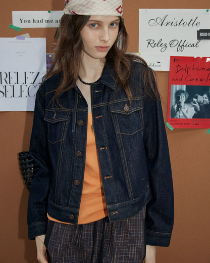 Vintage Blue Denim Jacket / Denim Pants RLZ0009