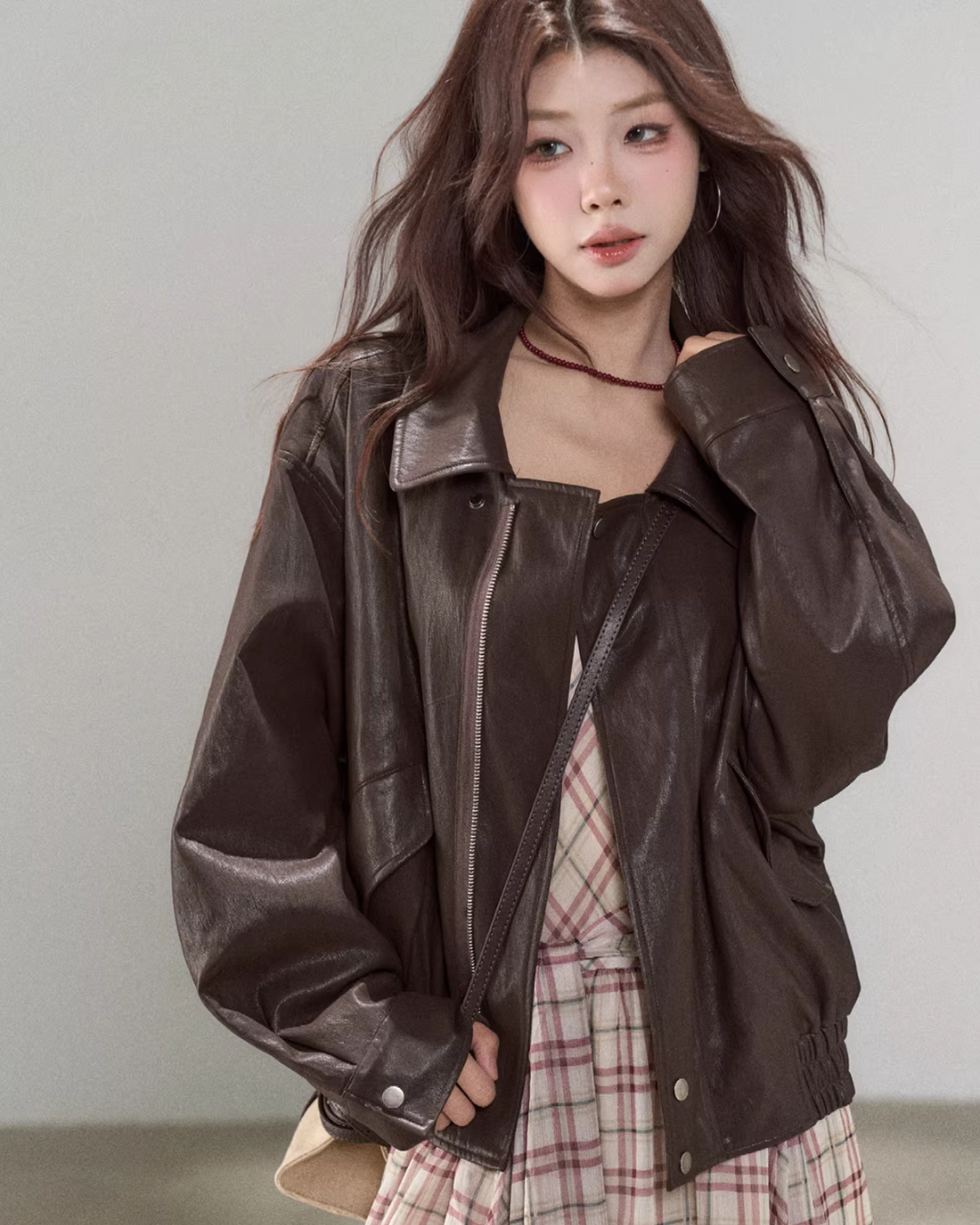 Brown High-End Leather Jacket WDB0014