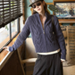 Stand Neck Cable Knit Jacket WWP0021
