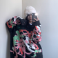 Graffiti Jacquard Knit Tops YLS0665