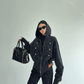 Napoleon-Style Zip-Up Hoodie YLS1071