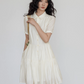 Plain Tiered Shirt Dress VAS0103