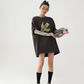 Banana Print Crew Neck T-Shirt ACS0253