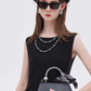 Asymmetry Sleeveless Dress SHN0018