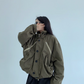 Stand Collar Balloon Sleeve Jacket YLS0921