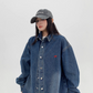 Washed Loose Denim Shirt YLS0743