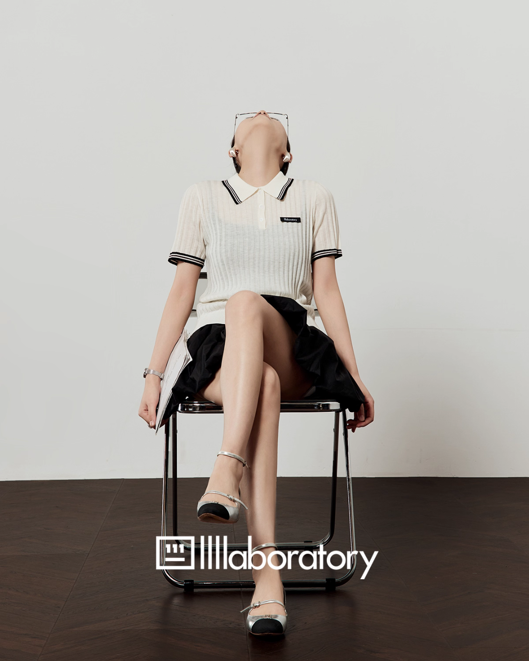 Polo Collar Knit Top LLA0489