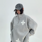 Flower Patch Half Zip Top YLS0786