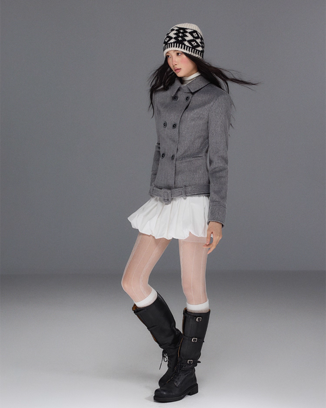 Double Breasted Wool Coat TRK0001