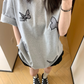 Butterfly Patch Short Sleeve T-Shirt YLS0836