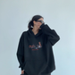 Dog Print Sweatshirt Hoodie YLS0977