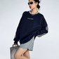 Vintage Striped Crew Neck Tops ICM0058
