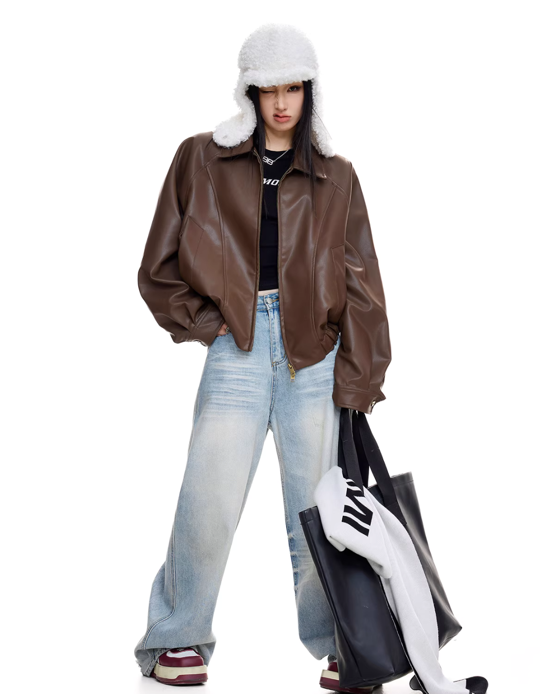 Elegant Leather Jacket ICM0095