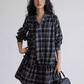 Vintage Plaid Dress VAS0186