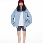 Retro Loose Silhouette Denim Shirt ICM0083