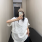 Race Bustier Layered Style T-shirt YLS0877