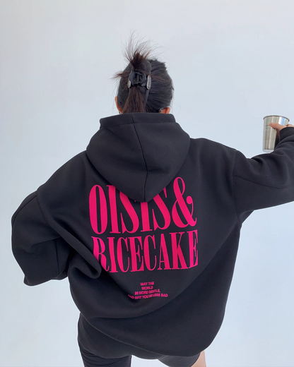 Pink Logo Big Pullover Hoodie YLS0623