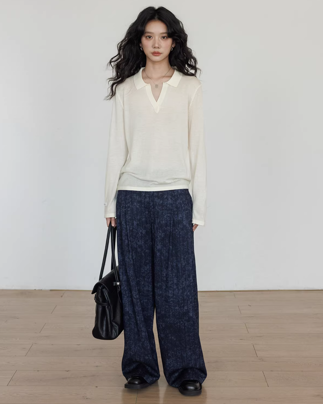 Linen Oversized Casual Jacket/Wide Pants VAS0181